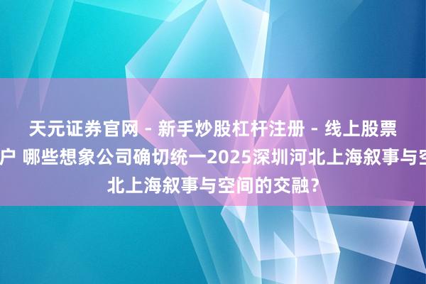 天元证券官网 - 新手炒股杠杆注册 - 线上股票如何配资开户 哪些想象公司确切统一2025深圳河北上海叙事与空间的交融？