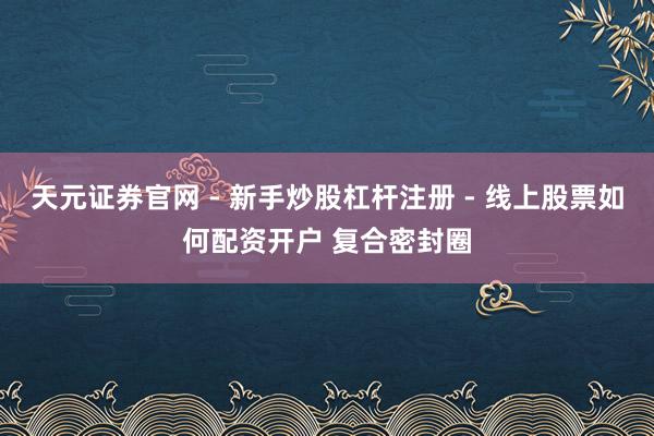 天元证券官网 - 新手炒股杠杆注册 - 线上股票如何配资开户 复合密封圈